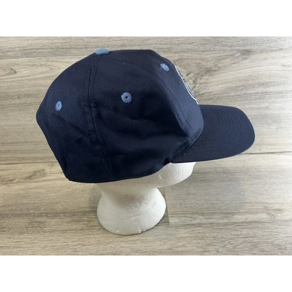 Vtg Logo 7 North Carolina UNC Tar Heels Snapback Hat‎ Cap Adult OSFM Embroidered